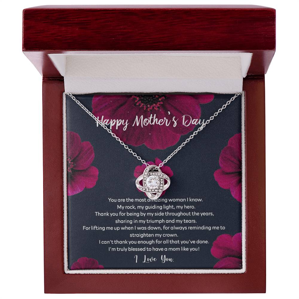 Happy Mother's Day Necklace Gift, To My Mom Necklace From Daughter, You Are The Most Amazing Woman Necklace Gift For Mom, Mother's day Necklace Gift For Mom, Thank You For All Mother Gift Necklace