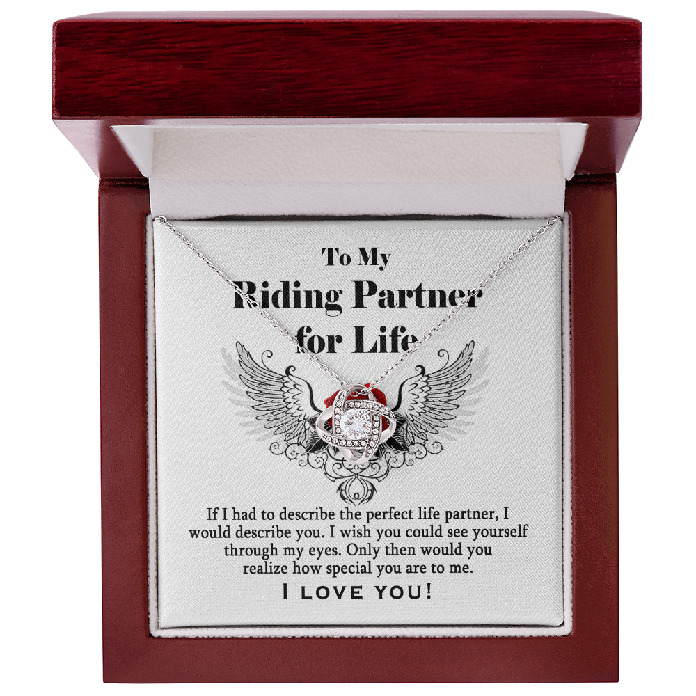 To My Riding Partner for Life Necklace From Husband, I Love You Gift Necklace Girlfriend, My Wife Gift Necklace My Wife, Gift for Her Luxury Jewelry Necklaces styles On Birthday, Xmas, Anniversary