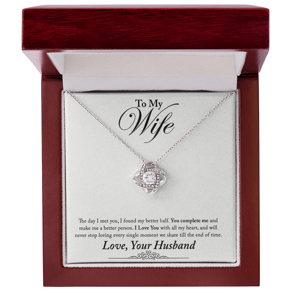 To My Wife Necklace From Husband, Valentines Day Necklace For Wife, Jewelry Box Pendant For Wife, Personalized Gift Necklace, Custom Romantic Gift Necklace For My Best Wife Jewelry Gift For Women