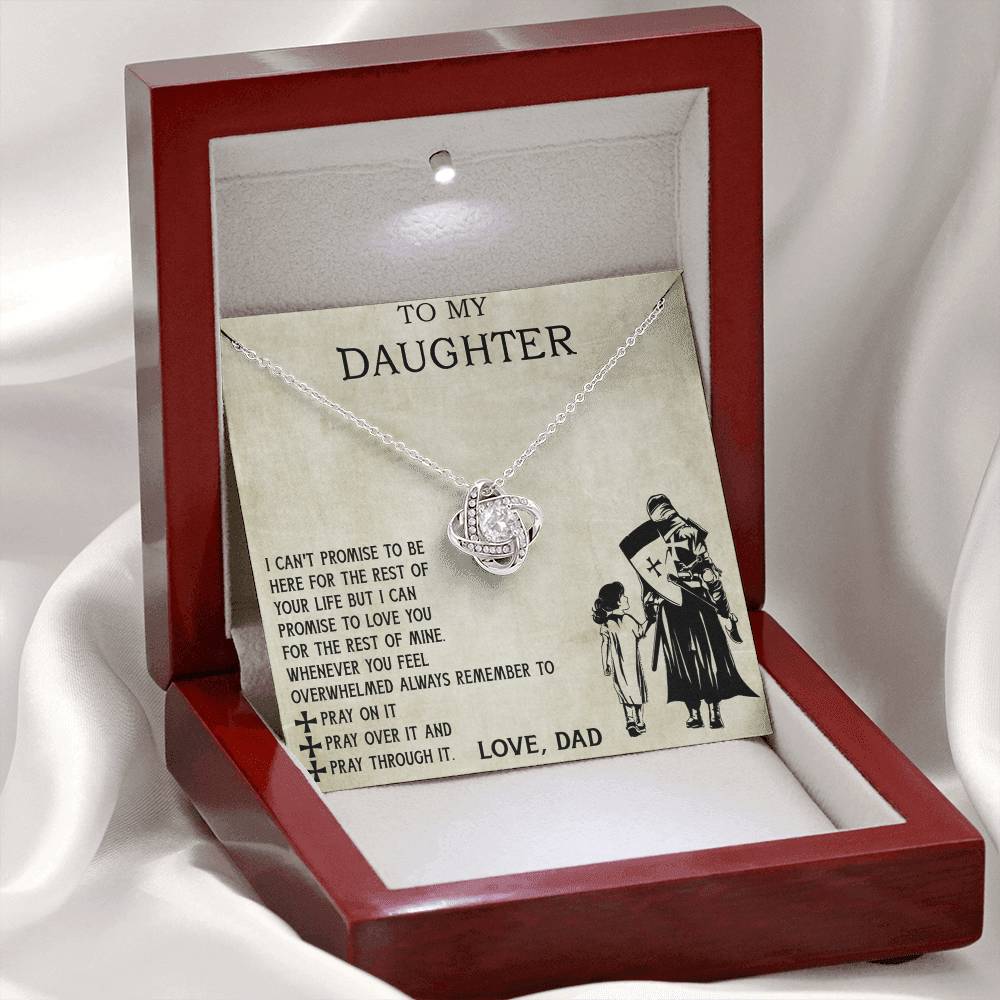 To My Daughter Necklace From Viking Dad, To My Beautiful Daughter Whenever You Feel Overwhelmed Jewelry Gift On Birthday, Christmas, Xmas with Message Card and Gift Box Jewelry For Girls