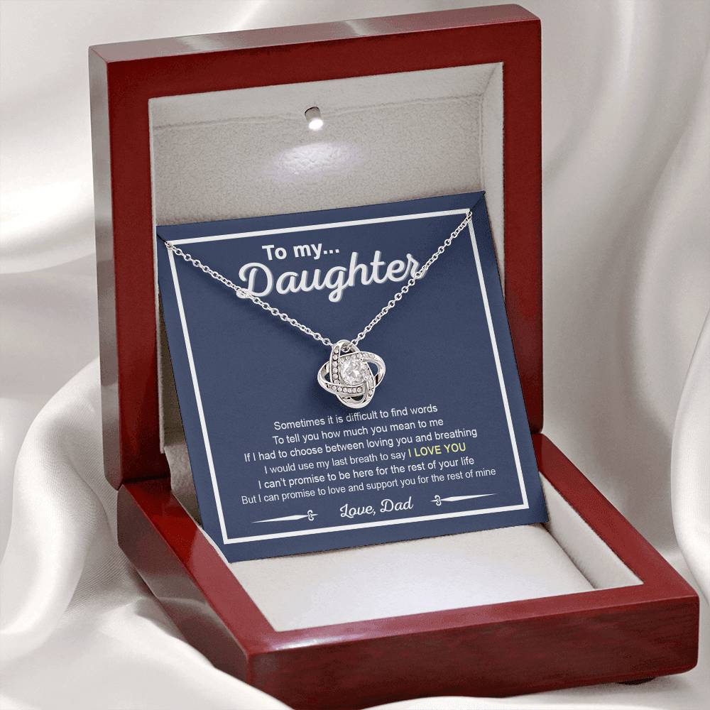 To My Daughter Necklace From Dad , To My Badass Daughter, Daughter Jewelry From Dad, Father Daughter Gift Necklace From Daddy, For My Daughters, To Daughter From Dad, Father Gifts From Daughter