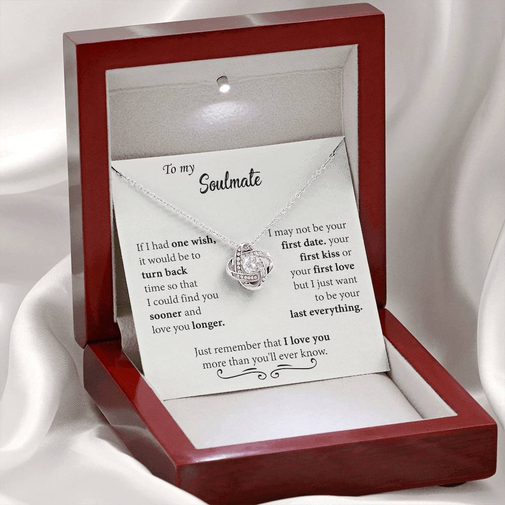 Soulmate Jewelry, Gift Box Include, Soulmate Gift Necklace, My Soulmate Necklace, Soul Mates to to My Soulmate Gift Necklace From Husband, Soul Mate Necklaces, to My Beautiful Soulmate Necklace