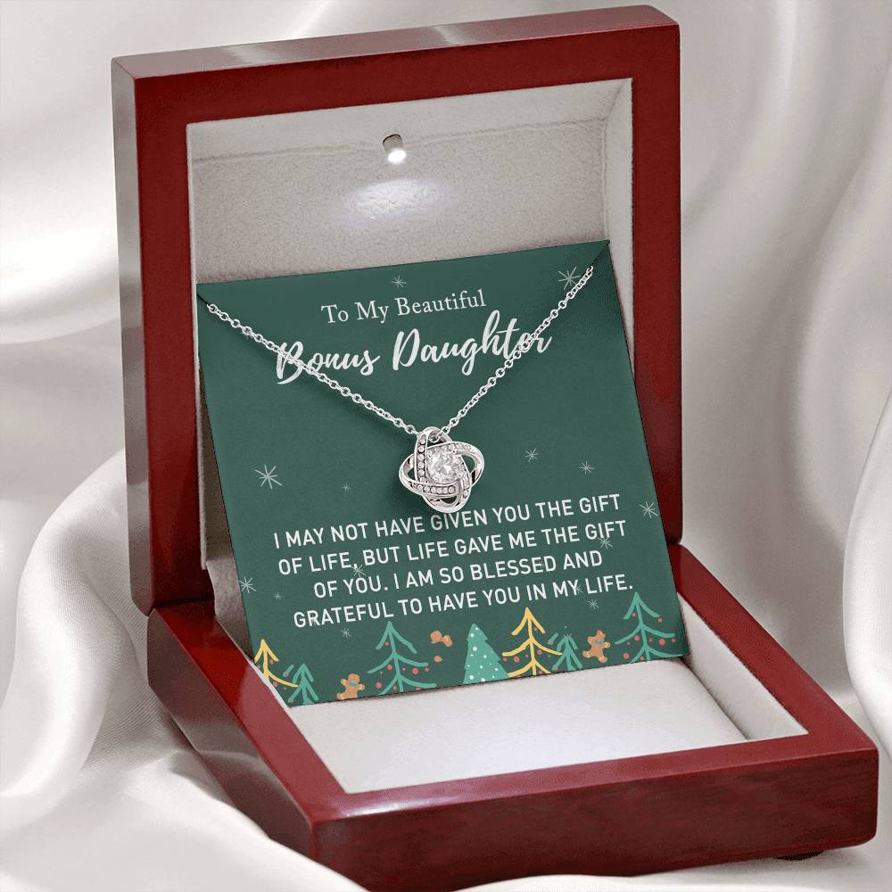 Daughter Gift Necklace, Birthday Gift For Daughter, Jewelry Gift For Girls, Mother And Daughter Jewelry, To My Badass Daughter Necklace From Mom, Pendant For Daughter with Message Card