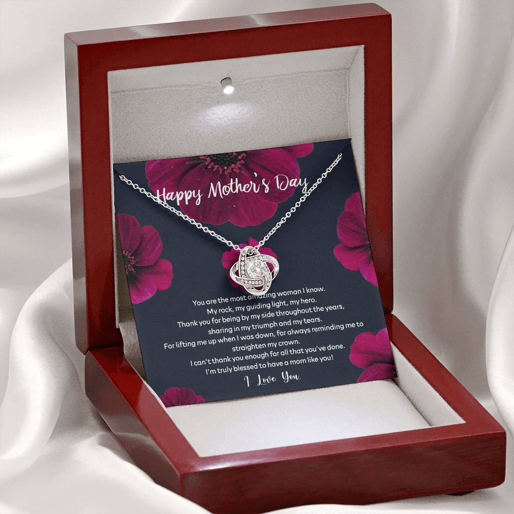 Happy Mother's Day Necklace Gift, To My Mom Necklace From Daughter, You Are The Most Amazing Woman Necklace Gift For Mom, Mother's day Necklace Gift For Mom, Thank You For All Mother Gift Necklace