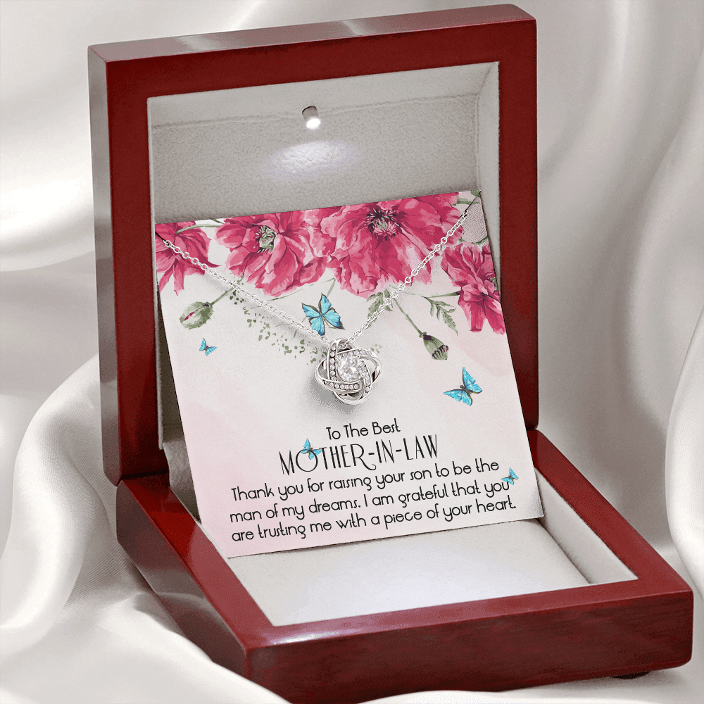 To The Best Mother In Law Necklace, Mother In Law Gifts, Mothers Day Gifts Necklace