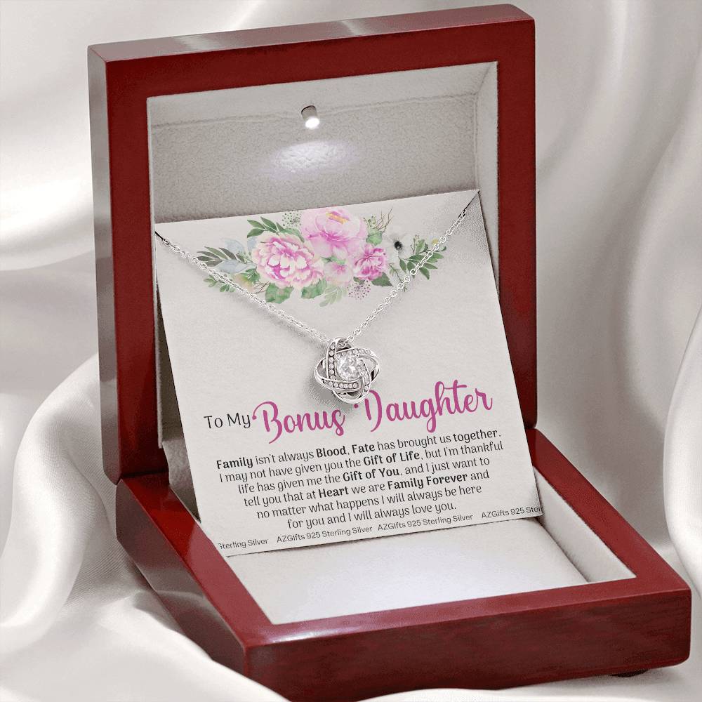 To My Bonus Daughter, Bonus Daughter Necklace, Step Daughter Necklace, Gifts For Stepdaughter, Gifts For Bonus Daughter, Bonus Daughter Gifts, Step Daughter Jewelry Gift For Girls, Little Girl