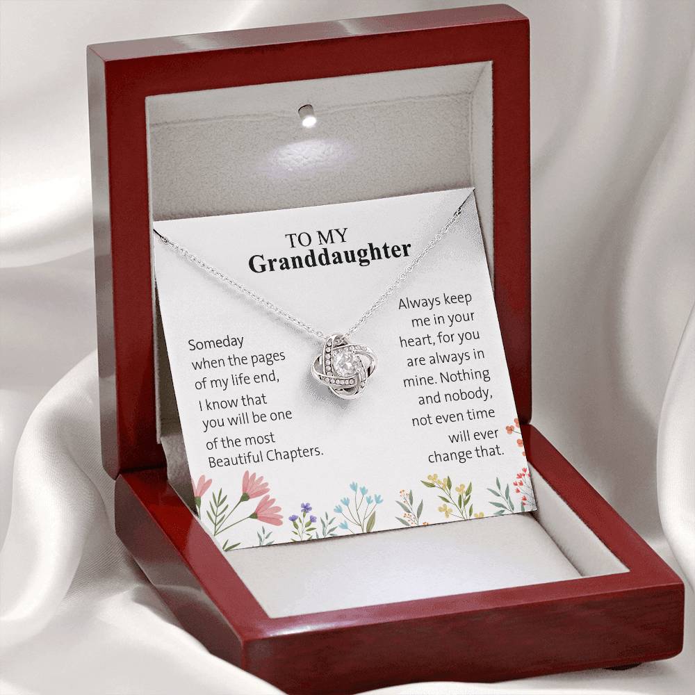 Granddaughter Gifts From Grandma - Granddaughter Necklace, Jewelry Keepsake Gifts For Granddaughter, Love Gift For Adults Or Girls On Birthday, Graduation, Wedding, Valentines, Mothers Day Christmas