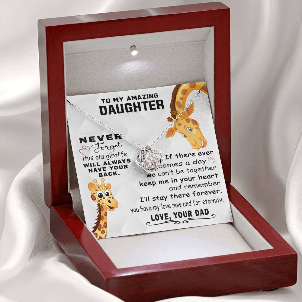 Daughter Gift Necklace From Mom - Mother Daughter Necklace, Birthday Gifts For Daughter, Mothers Day For Daughters From Mothers, To My Daughter Necklace From Mom, Graduation Gift For Daughter