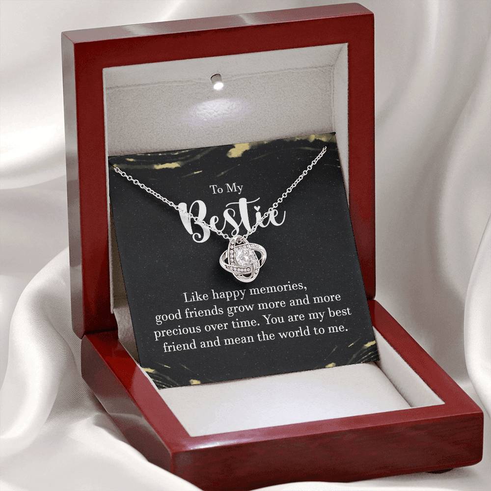 To My Bestie Necklace Gift For Her On Christmas You Are My BFF Jewelry Gift Idea