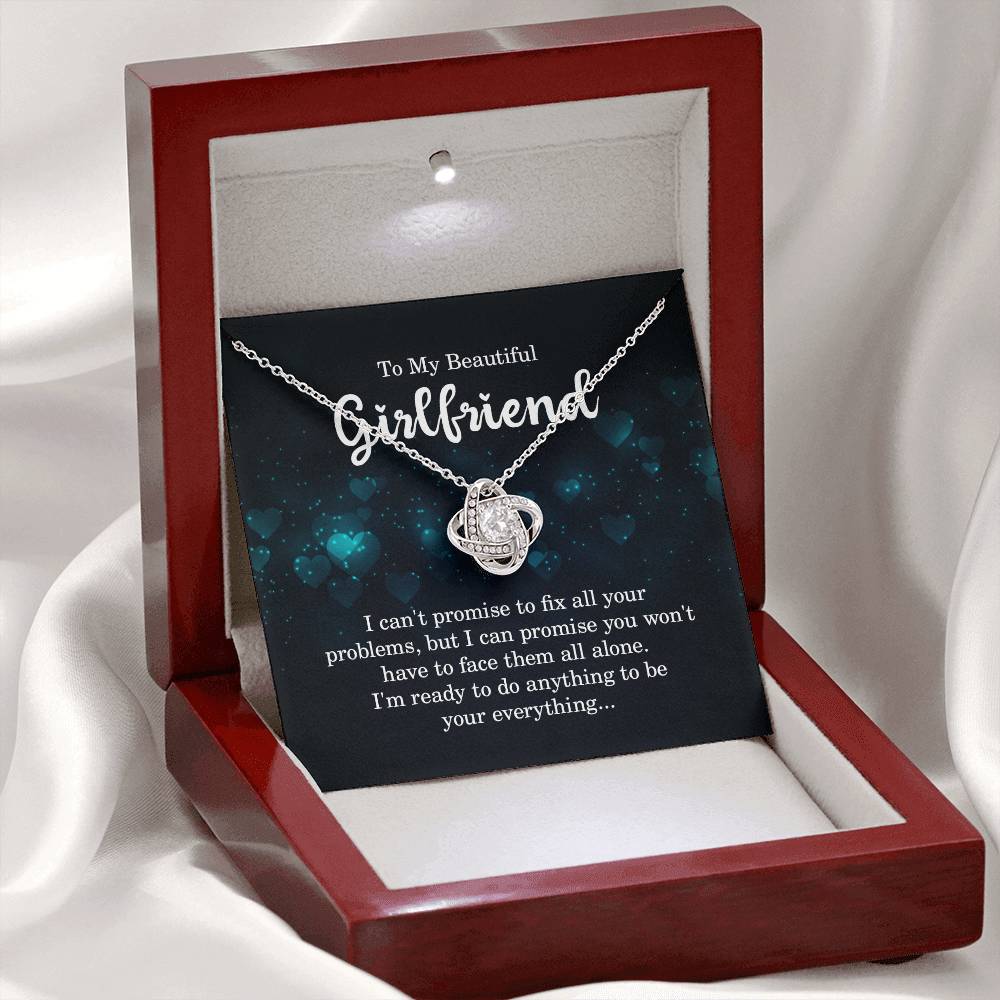 To My Beautiful Girlfriend Necklace From Boyfriend, Men Girlfriend Gift Necklace