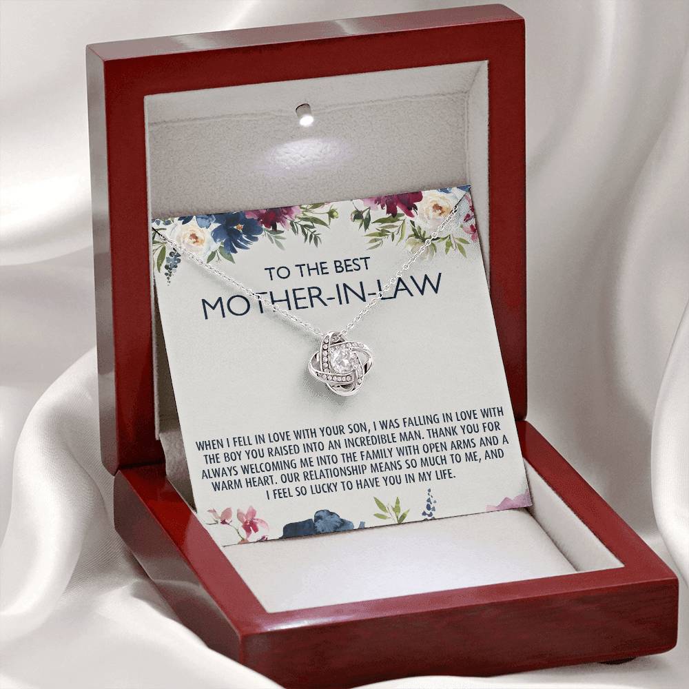 To My Mother-In-Law Gift Mothers Day Gift Necklace Mother-In-Law Gifts Jewelry