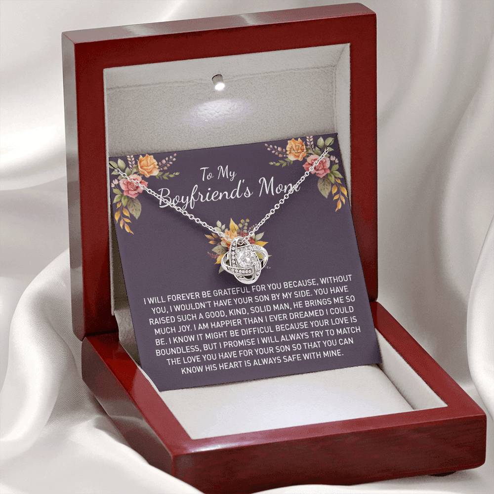 To My Boyfriends Mom Necklace From Girlfriends, Gift Necklace For Boyfriends Mom Gift Necklace, Mother's Day Necklace Gift for Bf Mom, Mothers Day Necklace For Boyfriends Mom From Girlfriend