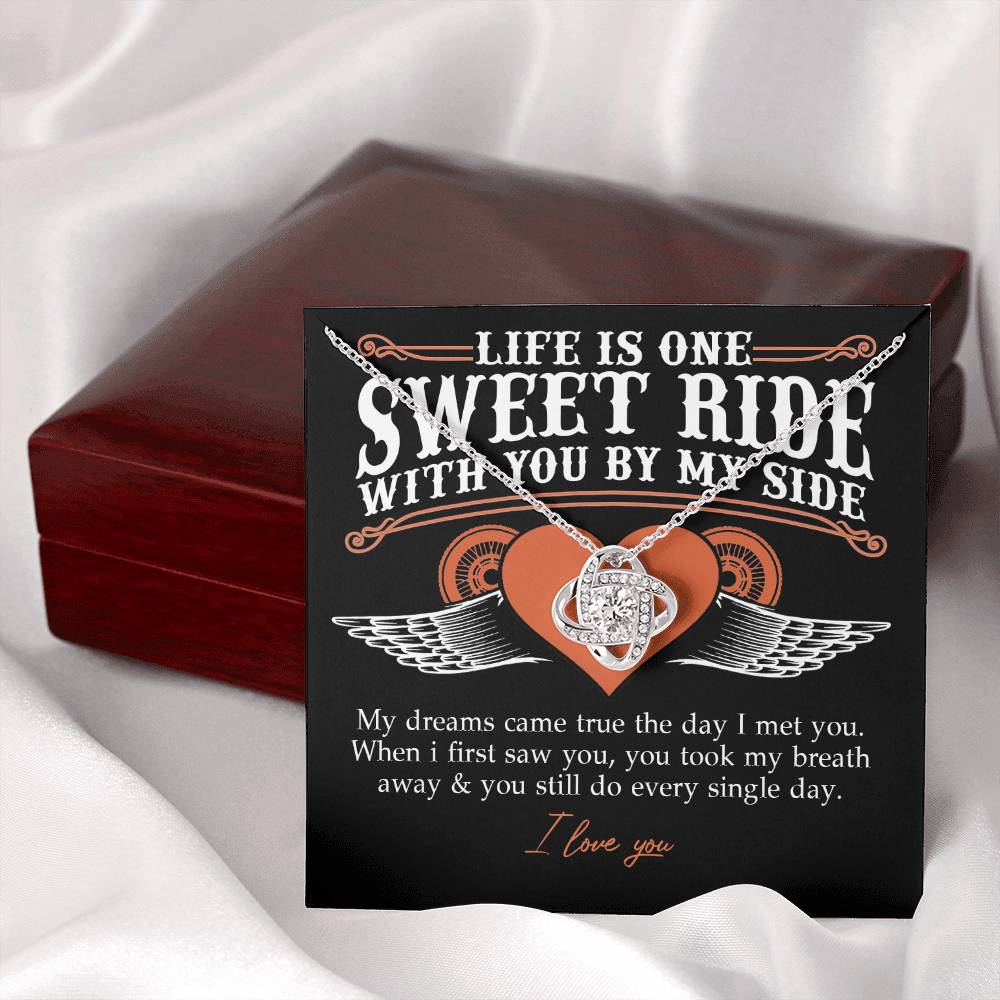 To My Riding Partners For Life Necklace Gift From Husband, Bikers Gift Necklace, Jewlery Motorcycle Gifts Necklace For Women From Men, Gifts For Motorcycle Rider Woman, Girlfriend, Wife, Soulmate