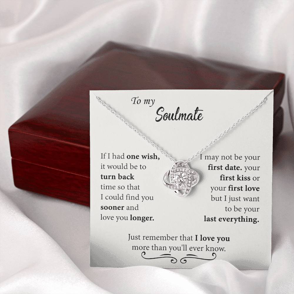 Soulmate Jewelry, Gift Box Include, Soulmate Gift Necklace, My Soulmate Necklace, Soul Mates to to My Soulmate Gift Necklace From Husband, Soul Mate Necklaces, to My Beautiful Soulmate Necklace