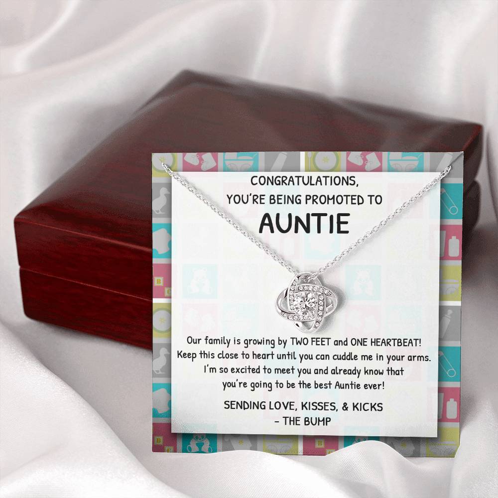 To My Soon To Be Aunt Gift Necklace, Aunt to Be Announcement from Baby Bump, Soon to Be First Time Aunt, Congratulations Gift Necklace, New Aunt Gift Necklace, Gift for Sister Jewelry For Women