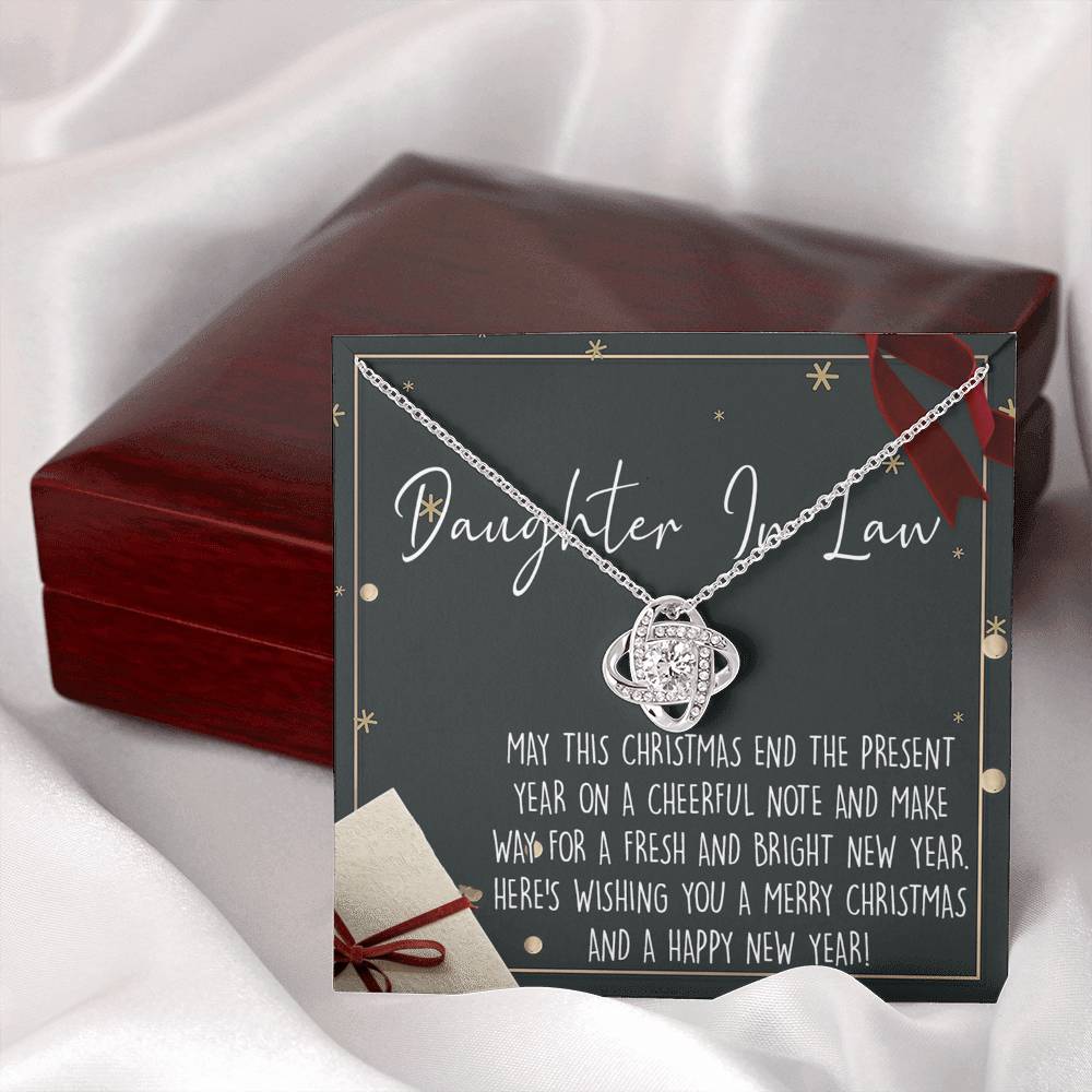 Christmas Jewelry for Girls Daughter in Law Gift Necklace, Daughter in Law Jewelry, Xmas Holiday Gift for Daughter in Law, Son's Gift, Daughter in Law Gift, Necklace From Daughter In Law