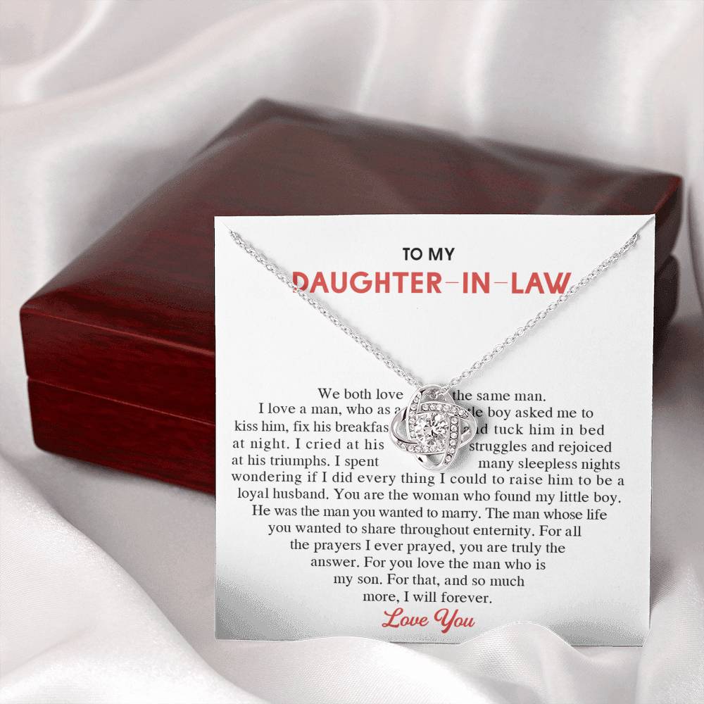 To My Daughter-In-Law Gift Necklace From Mom On Wedding Gift, Jewelry From Mother-In-Law Gift For Bride, Necklace Gift for , Birthday, Anniversary Graduation Gift Jewelry Gifts For Daughter In Law