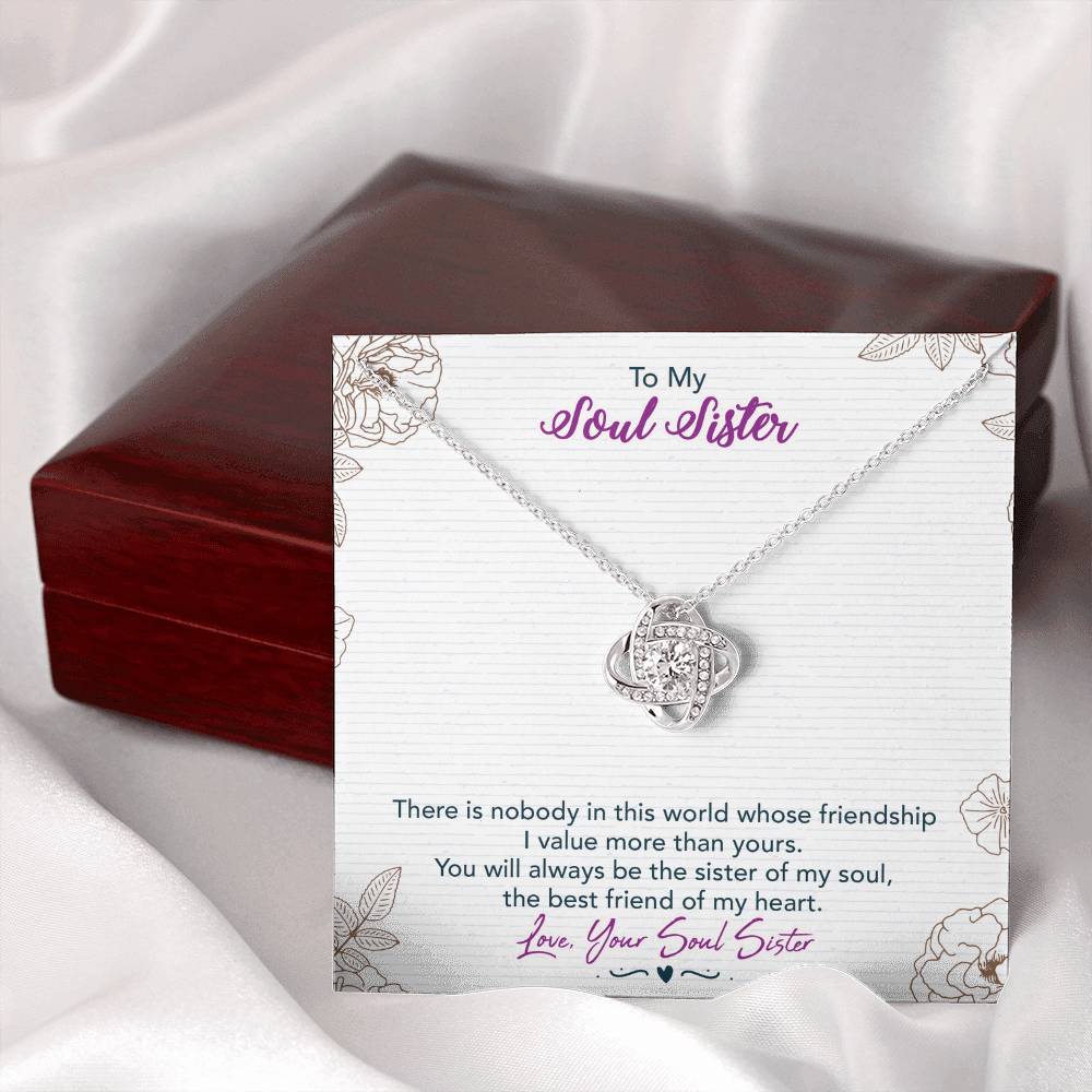 Soul Sister Gift Necklace, Unbiological Sister Gift Necklace, Sister In Law Gift Pendant, future sister in law gift Necklace On Birthday, Anniversary Valentine Day, Christmas Wedding Gift Necklace
