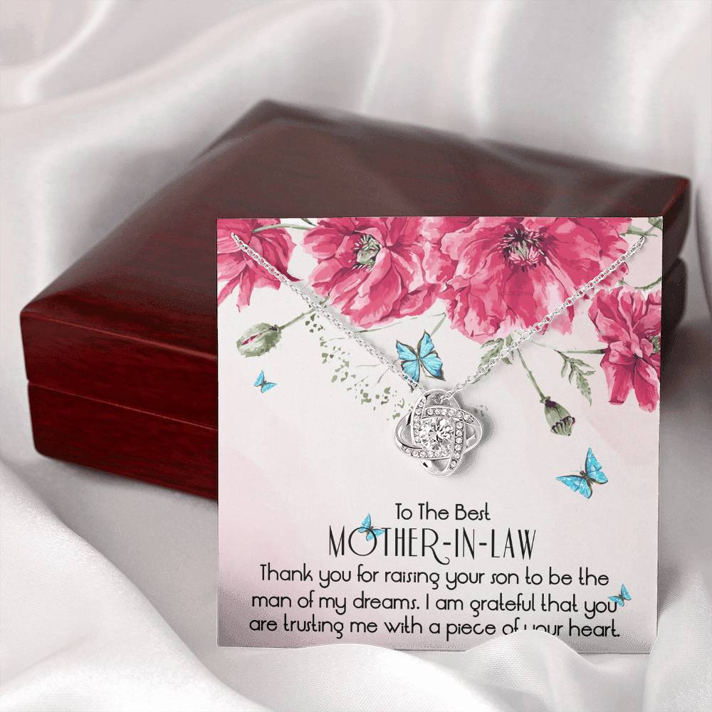 To The Best Mother In Law Necklace, Mother In Law Gifts, Mothers Day Gifts Necklace