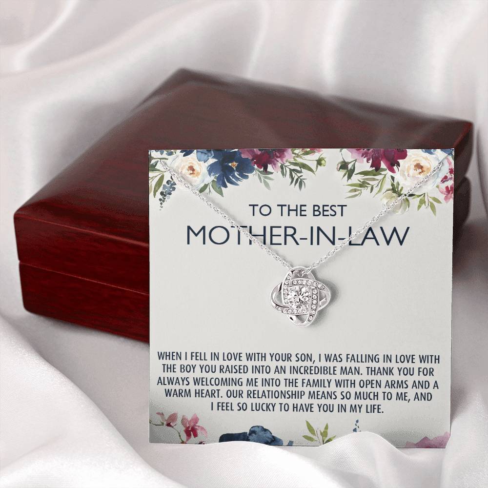To My Mother-In-Law Gift Mothers Day Gift Necklace Mother-In-Law Gifts Jewelry