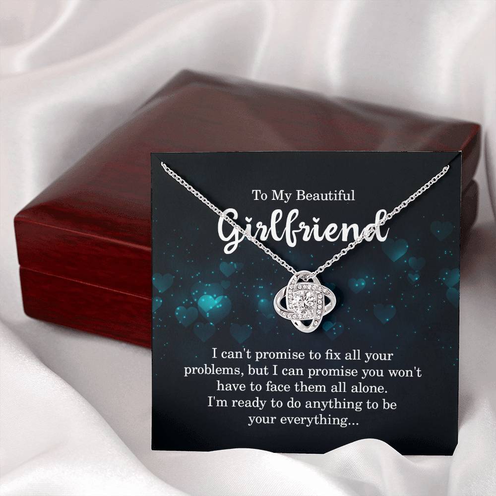 To My Beautiful Girlfriend Necklace From Boyfriend, Men Girlfriend Gift Necklace