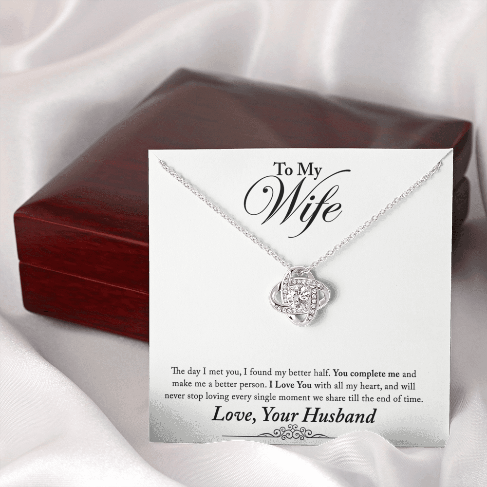 Gift Necklace For Wife From Husband, Valentines Day Necklace For Wife, Jewelry Box Pendant For Wife, Personalized Gift Necklace, Custom Romantic Gift Necklace For My Best Wife Jewelry Gift For Women