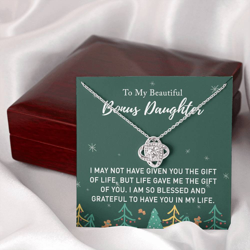 Daughter Gift Necklace, Birthday Gift For Daughter, Jewelry Gift For Girls, Mother And Daughter Jewelry, To My Badass Daughter Necklace From Mom, Pendant For Daughter with Message Card