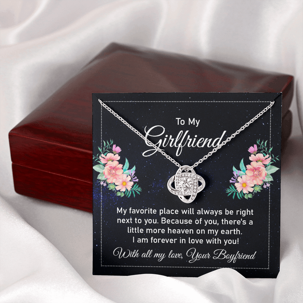 Boyfriend And Girlfriend Gift Jewelry, To My Girlfriend Necklace From Boyfriend