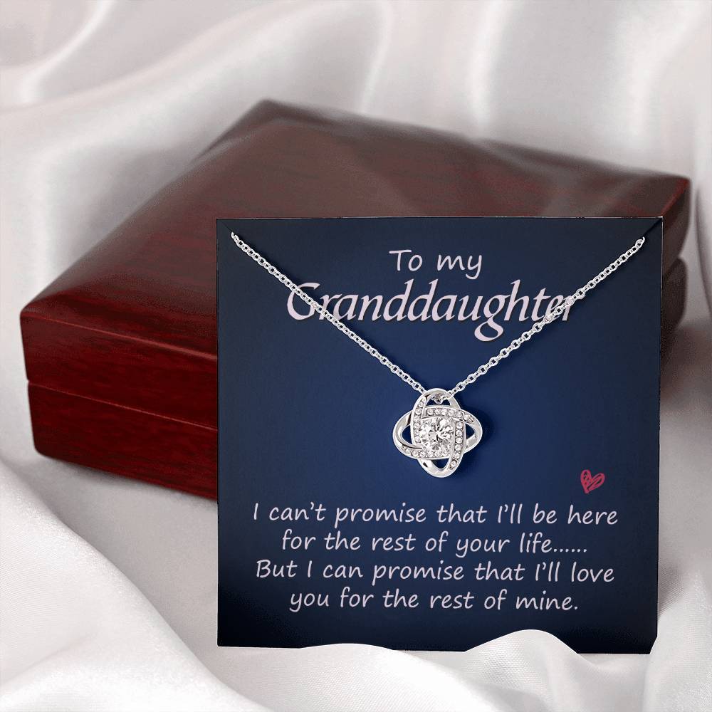 To my granddaughter Necklace For Grandma Nana, Grandma Jewelry Gift For Women From Grandchildren GrandKids