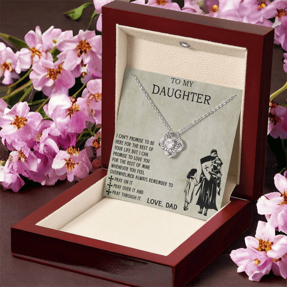 To My Daughter Necklace From Viking Dad, To My Beautiful Daughter Whenever You Feel Overwhelmed Jewelry Gift On Birthday, Christmas, Xmas with Message Card and Gift Box Jewelry For Girls