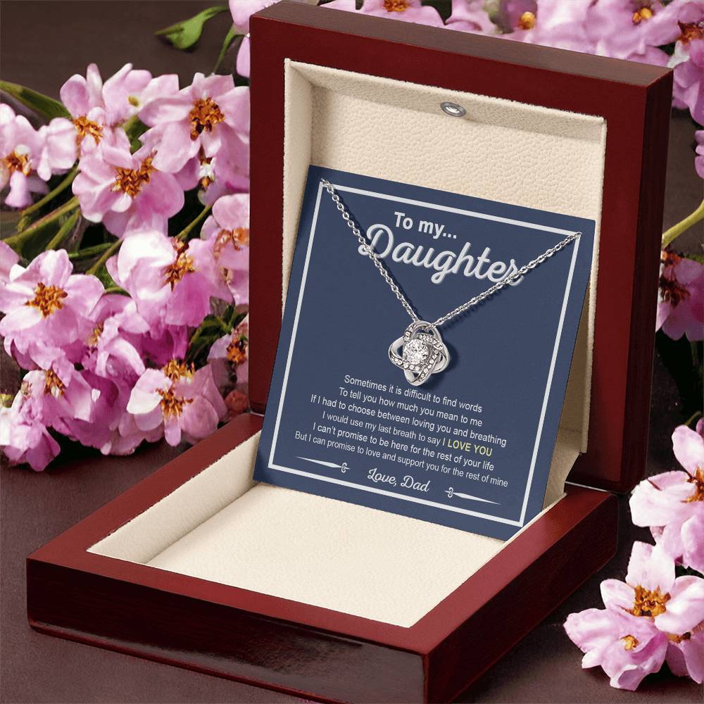 To My Daughter Necklace From Dad , To My Badass Daughter, Daughter Jewelry From Dad, Father Daughter Gift Necklace From Daddy, For My Daughters, To Daughter From Dad, Father Gifts From Daughter