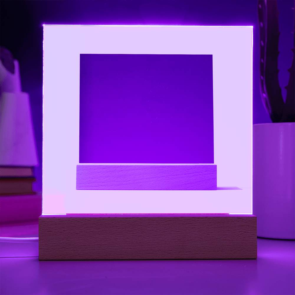 Square Acrylic Plaque 112
