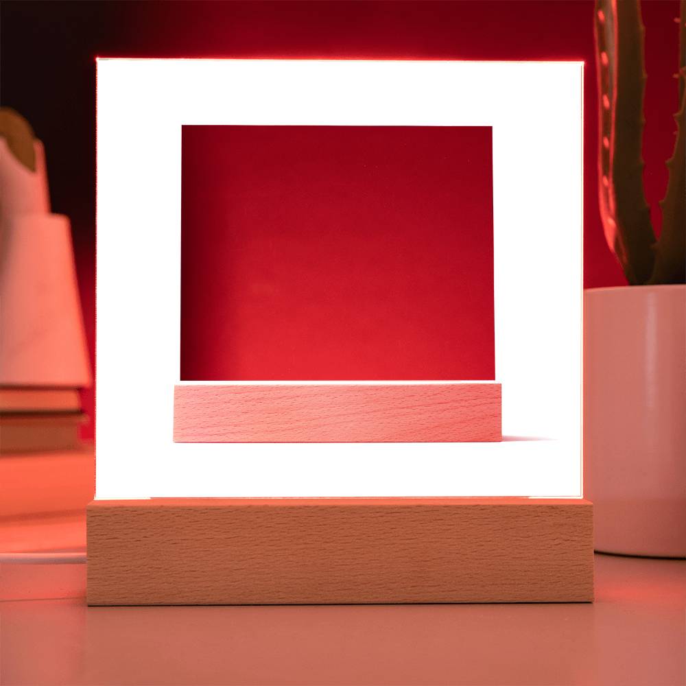 Square Acrylic Plaque 112