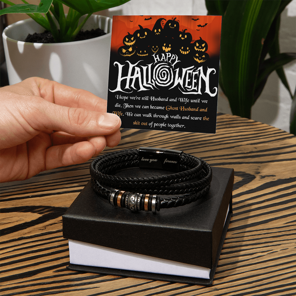 Halloween Bracelet for Wife, Halloween Gift Bracelet, Halloween Funny Jewelry