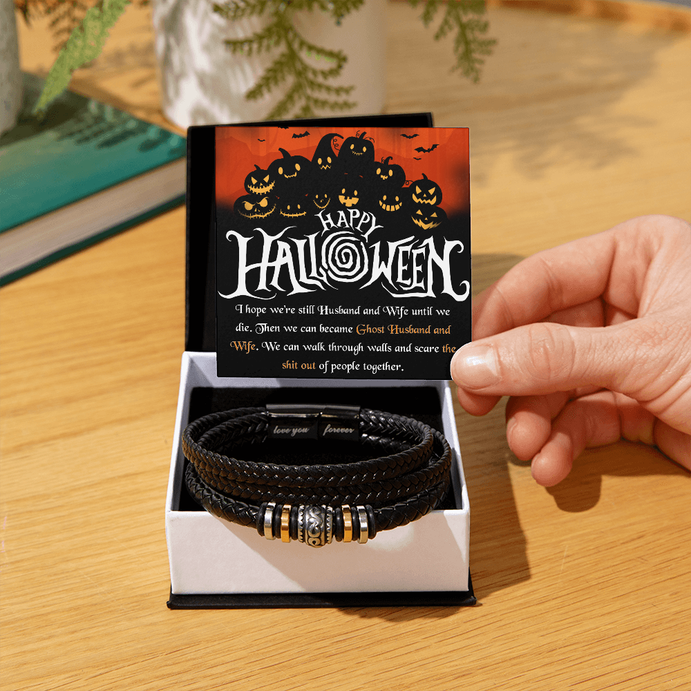 Halloween Bracelet for Wife, Halloween Gift Bracelet, Halloween Funny Jewelry