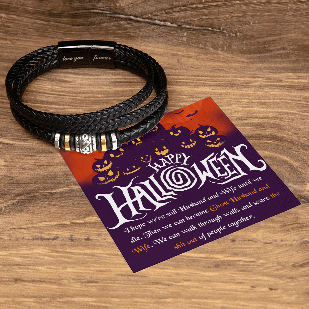 Inspirational Gift Bracelet For Wife, Present For Wife on Halloween Bracelet