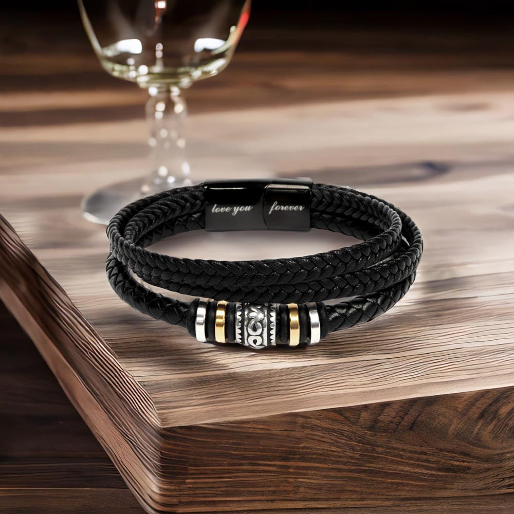 Bracelet for Husband from Wife, Husband Gifts from Wife Valentine Gift Xmas Gift