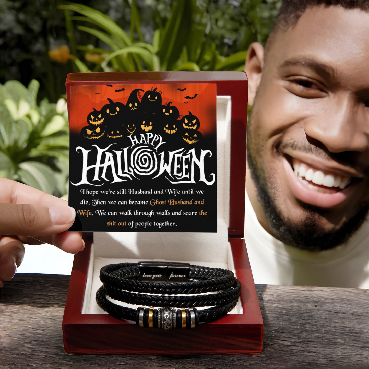 Halloween Bracelet for Wife, Halloween Gift Bracelet, Halloween Funny Jewelry