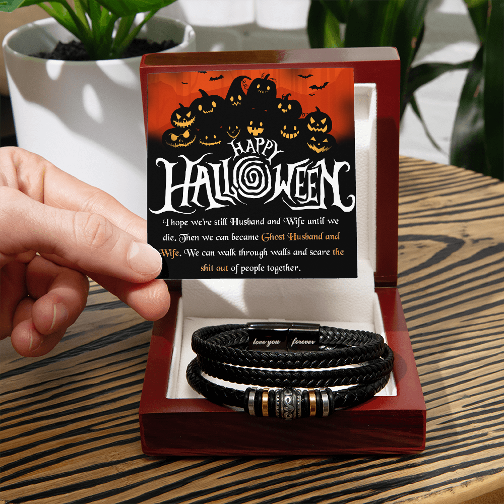 Halloween Bracelet for Wife, Halloween Gift Bracelet, Halloween Funny Jewelry