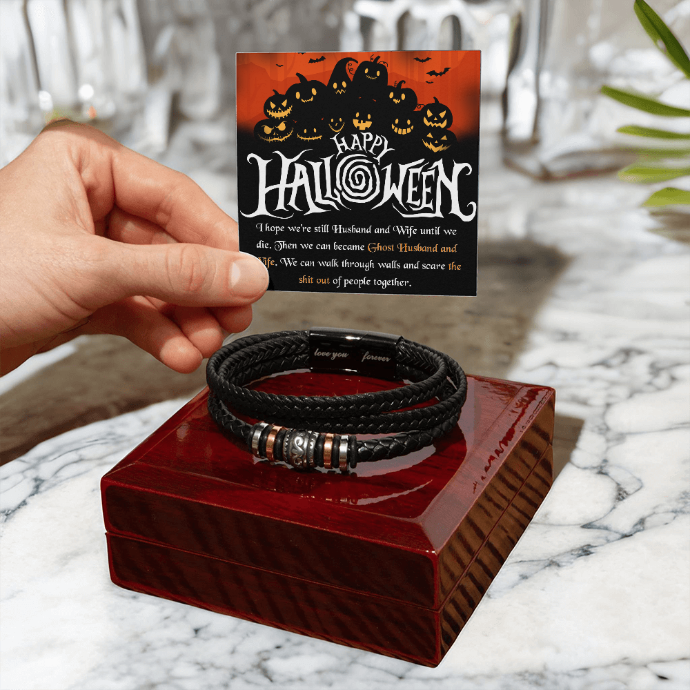 Halloween Bracelet for Wife, Halloween Gift Bracelet, Halloween Funny Jewelry