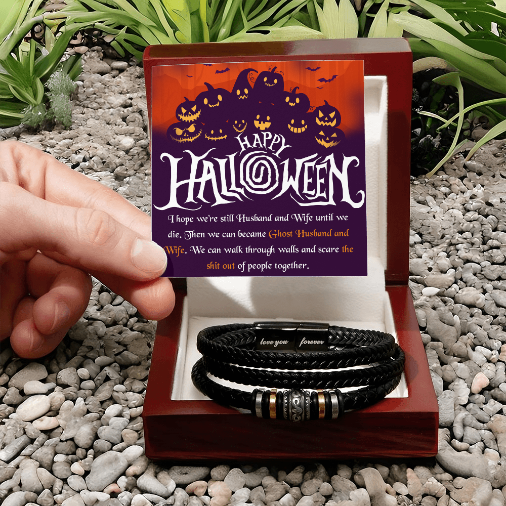Inspirational Gift Bracelet For Wife, Present For Wife on Halloween Bracelet