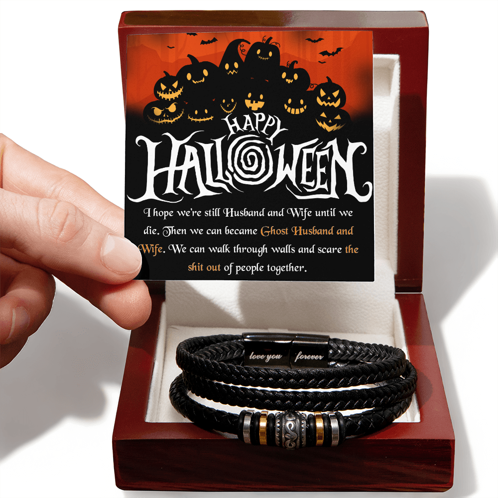 Halloween Bracelet for Wife, Halloween Gift Bracelet, Halloween Funny Jewelry