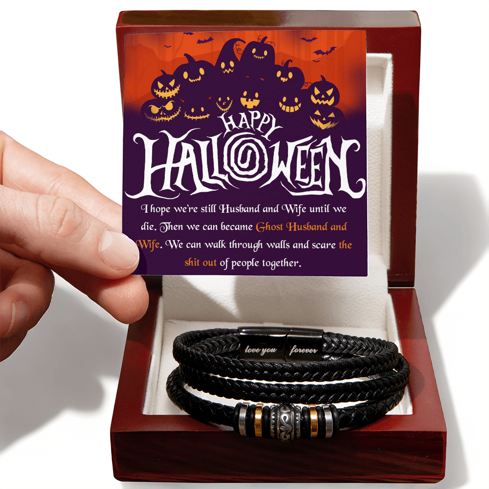 Inspirational Gift Bracelet For Wife, Present For Wife on Halloween Bracelet