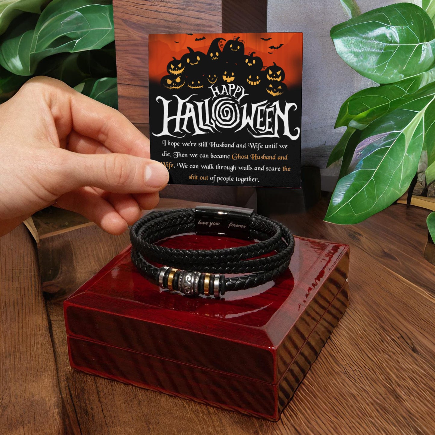 Halloween Bracelet for Wife, Halloween Gift Bracelet, Halloween Funny Jewelry