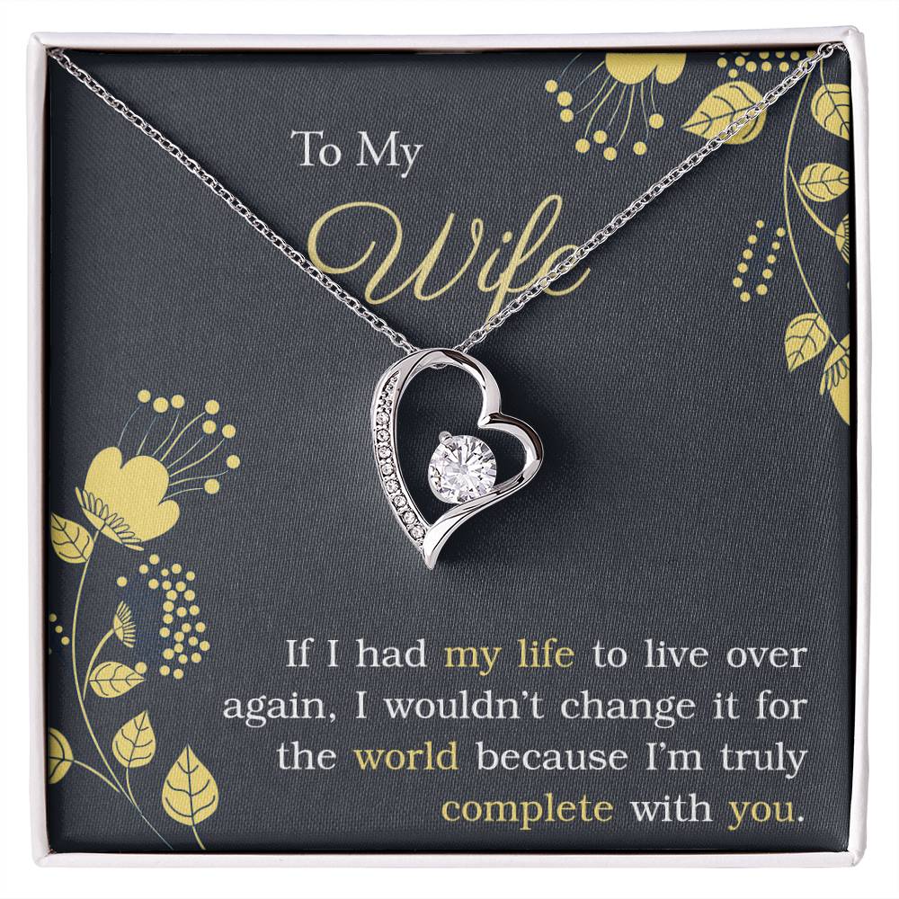 To My Wife Necklace, Anniversary Gift for Wife, Love Knot Necklace Gift for Wife 175117717127 Forever Love Necklace