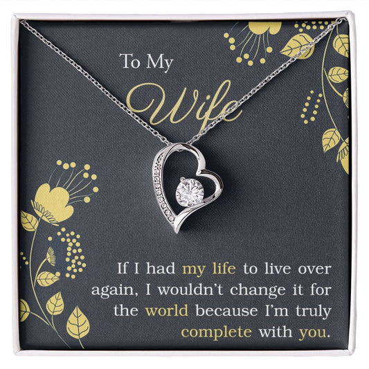 To My Wife Necklace, Anniversary Gift for Wife, Love Knot Necklace Gift for Wife 175117717127 Forever Love Necklace
