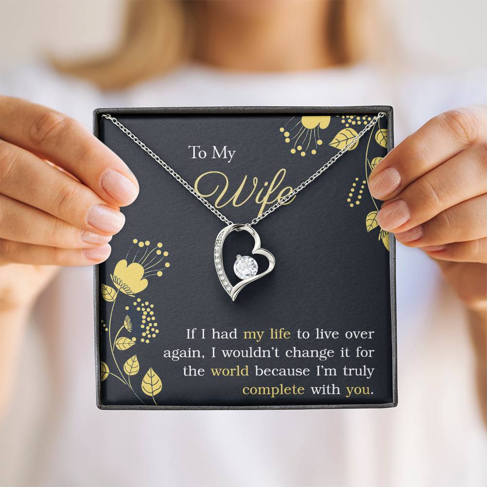 To My Wife Necklace, Anniversary Gift for Wife, Love Knot Necklace Gift for Wife 175117717127 Forever Love Necklace