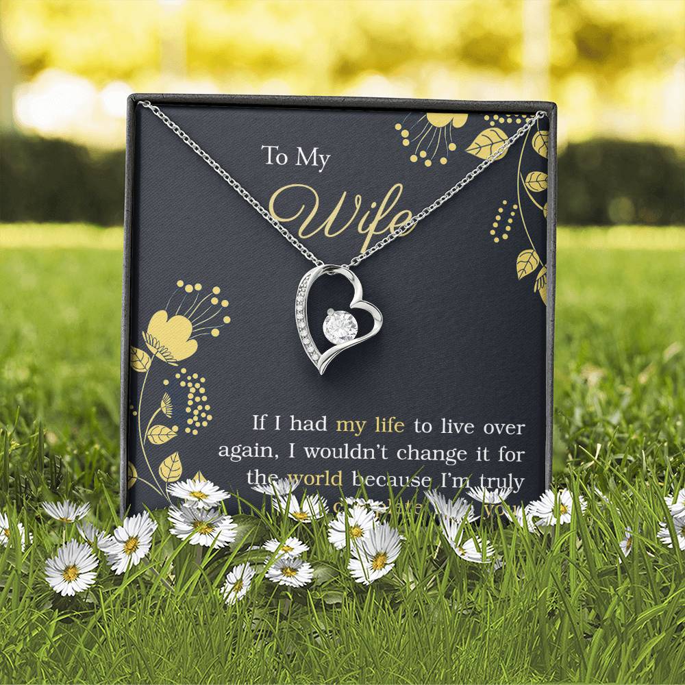 To My Wife Necklace, Anniversary Gift for Wife, Love Knot Necklace Gift for Wife 175117717127 Forever Love Necklace