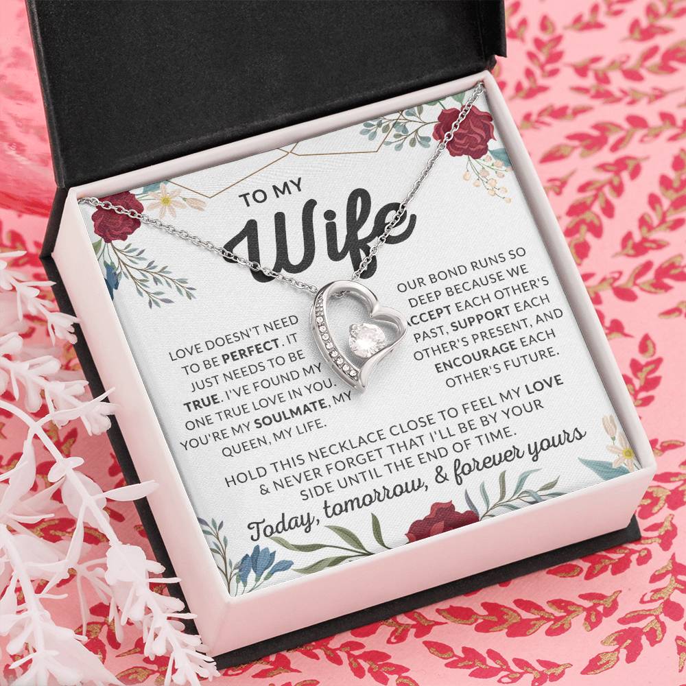 Eternal Hope Necklace To My Wife Gift, Necklace gift for her, Valentine's day 175138888386 Forever Love Necklace