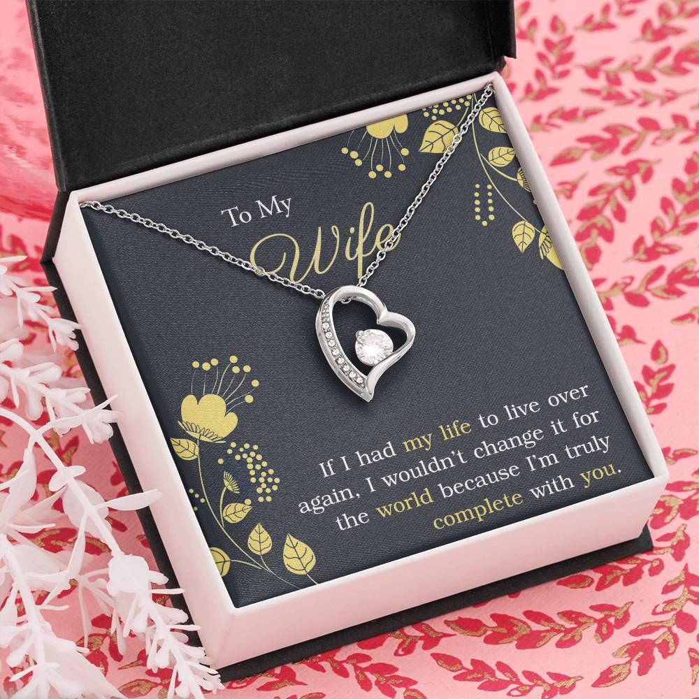 To My Wife Necklace, Anniversary Gift for Wife, Love Knot Necklace Gift for Wife 175117717127 Forever Love Necklace